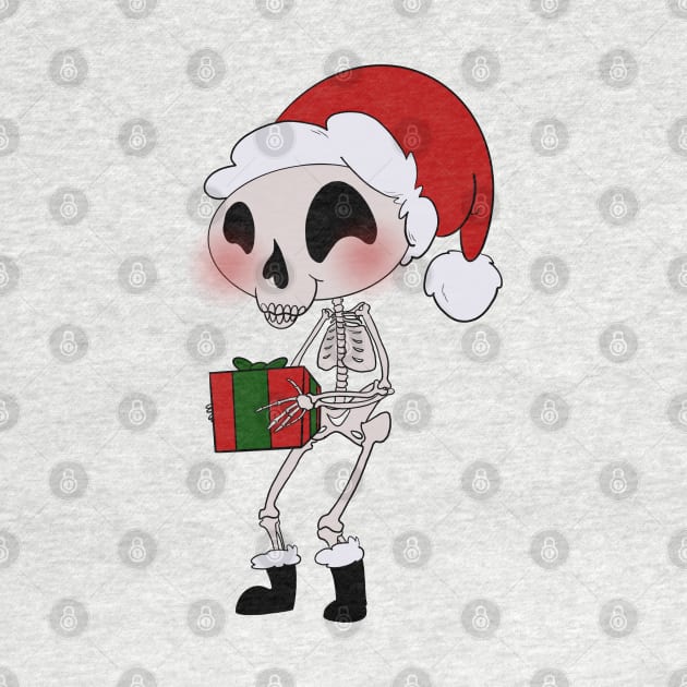 Christmas Skeleton by Az